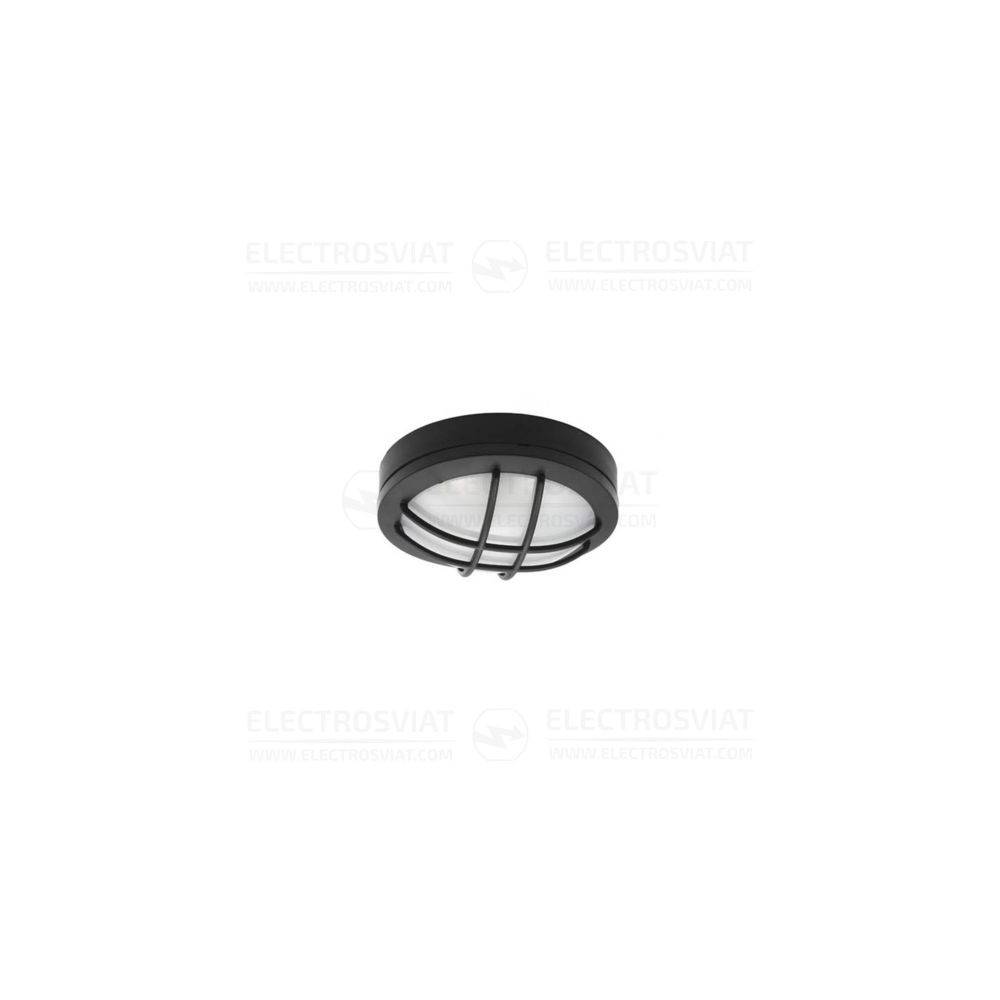 LED ВОДОУСТОИЧИВА ПЛАФОНИЕРА LUZ-BRG, 12W, IP65, 4000K, 220V AC, КРЪГ, ЧЕРНА