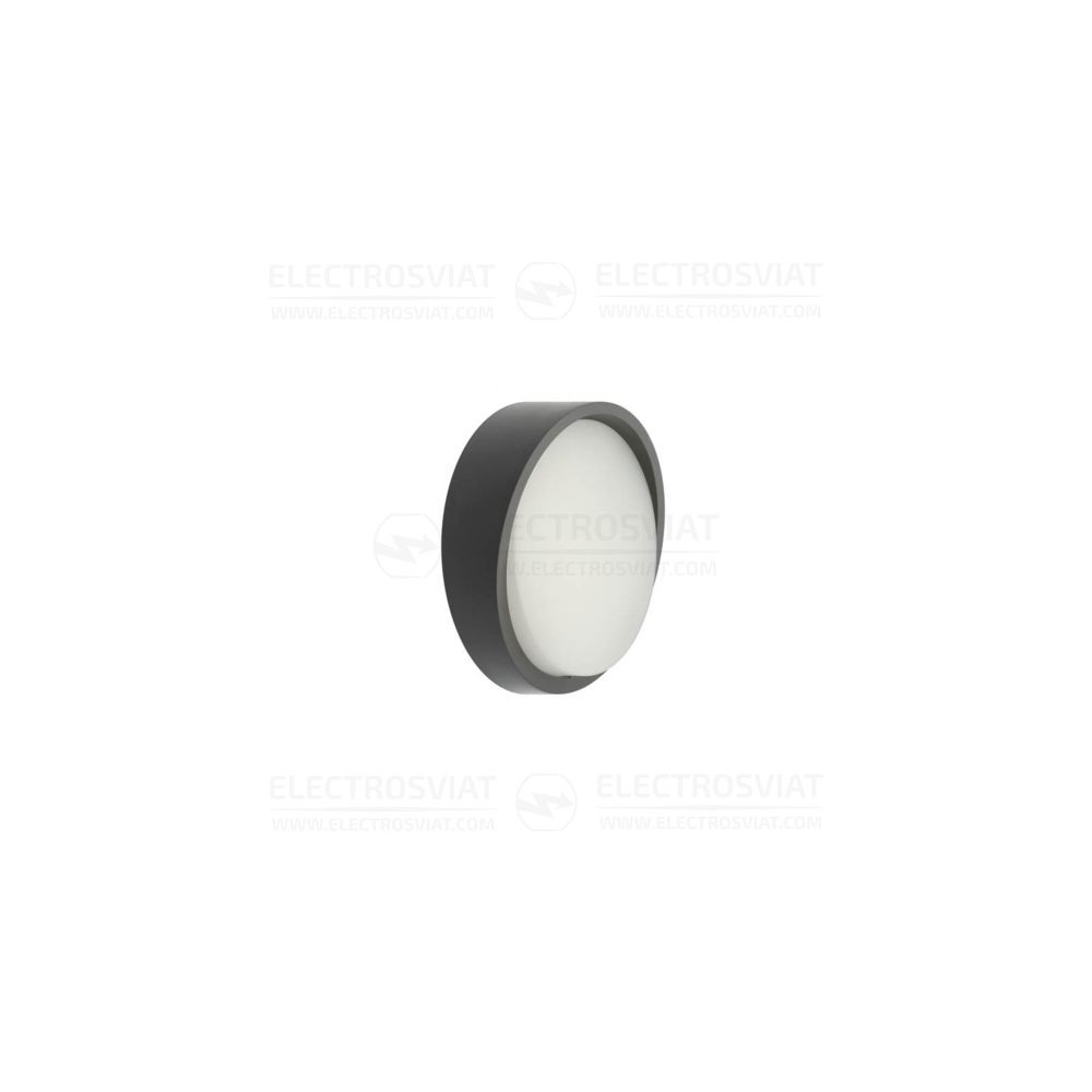 LED ВОДОУСТОИЧИВА ПЛАФОНИЕРА ORI-CH, 12W, IP65, 4000K, 220V AC, КРЪГ, СИВ