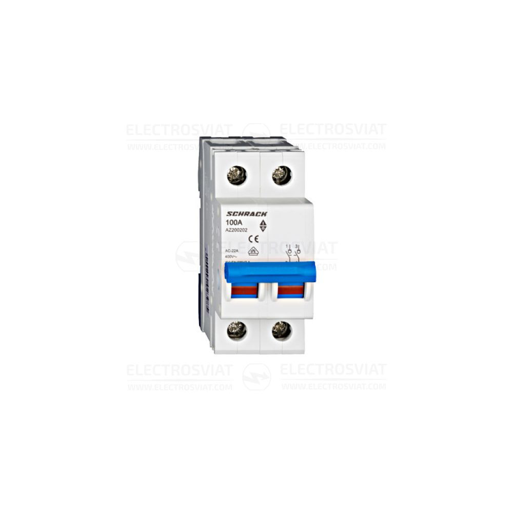 ТОВАРОВ РАЗЕДИНИТЕЛ AMPARO 100A, 2P
