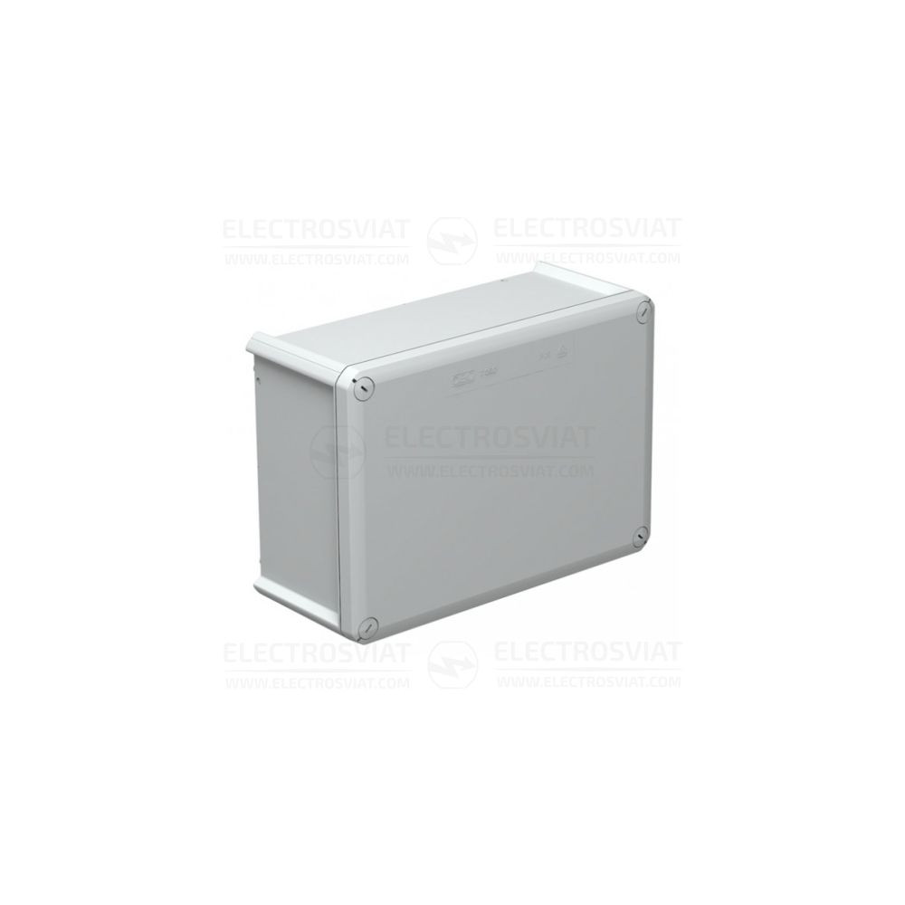РАЗКЛОНИТЕЛНА КУТИЯ ЗА ОТКРИТ МОНТАЖ - OBO - Т350 OE, БЕЗ ВХОДОВЕ - 285X201X120MM