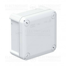 РАЗКЛОНИТЕЛНА КУТИЯ ЗА ОТКРИТ МОНТАЖ - OBO - Т60 OE, БЕЗ ВХОДОВЕ - 114X114X57MM, СИВ