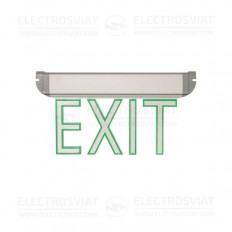 АВАРИЙНО ОСВ.ТЯЛО - ЕВАКУАЦИОНЕН ИЗХОД, ОБЕМЕН НАДПИС EXIT
