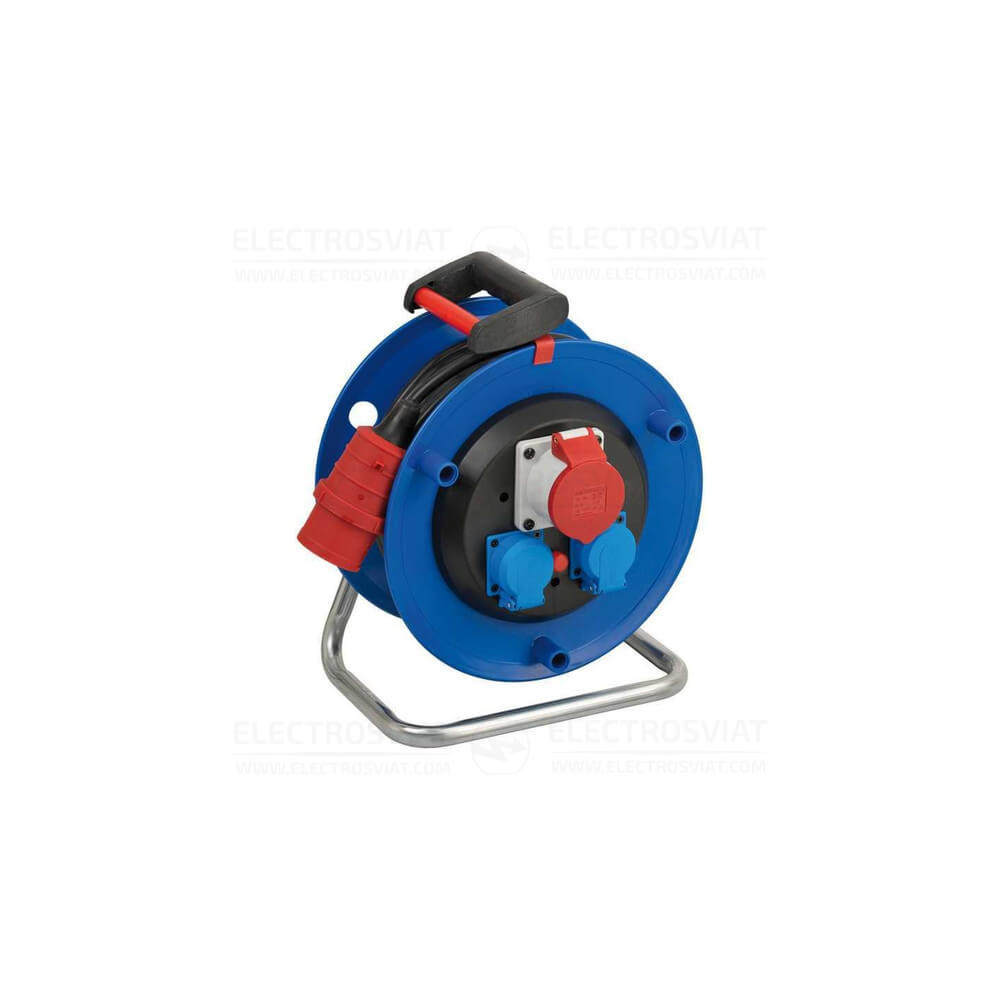 BRENNENSTUHL - ИНДУСТРИАЛНА МАКАРА GARANT CEE1, КАБЕЛ 5X1.5, 30М., ТЕРМИЧНА ЗАЩИТА