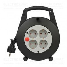 BRENNENSTUHL - МАКАРА VARIO-LINE, КАБЕЛ 3X1.5, 5М., 220V, 16A, ТЕРМИЧНА ЗАЩИТА