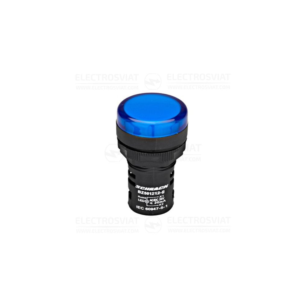 КОМПАКТЕН LED ИНДИКАТОР AMPARO СИН 24VAC/DC