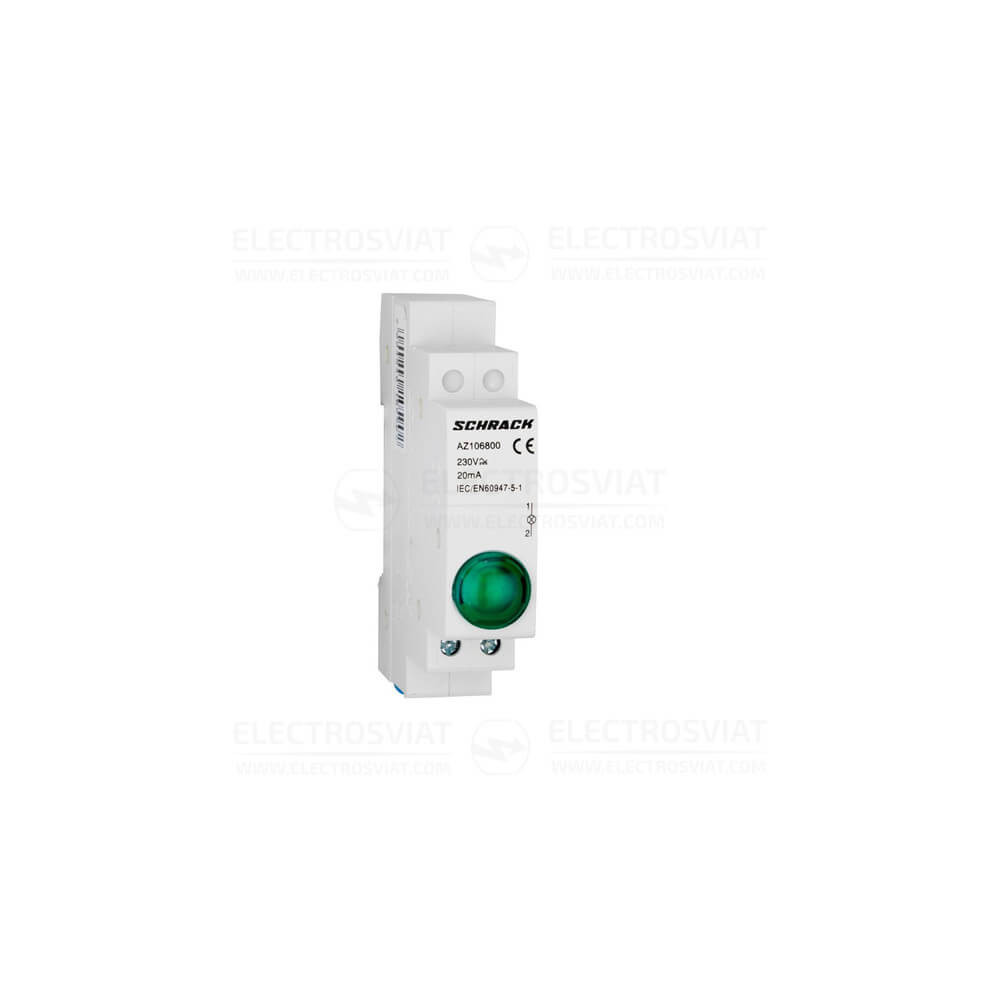 МОДУЛЕН LED ИНДИКАТОР AMPARO, ЗЕЛЕН, 230V