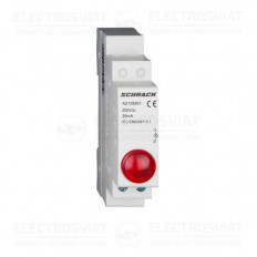 МОДУЛЕН LED ИНДИКАТОР AMPARO, ЧЕРВЕН, 230V AC