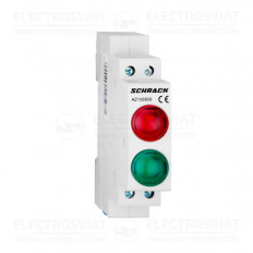 МОДУЛЕН LED ИНДИКАТОР AMPARO, ЧЕРВЕН/ЗЕЛЕН, 230V AC