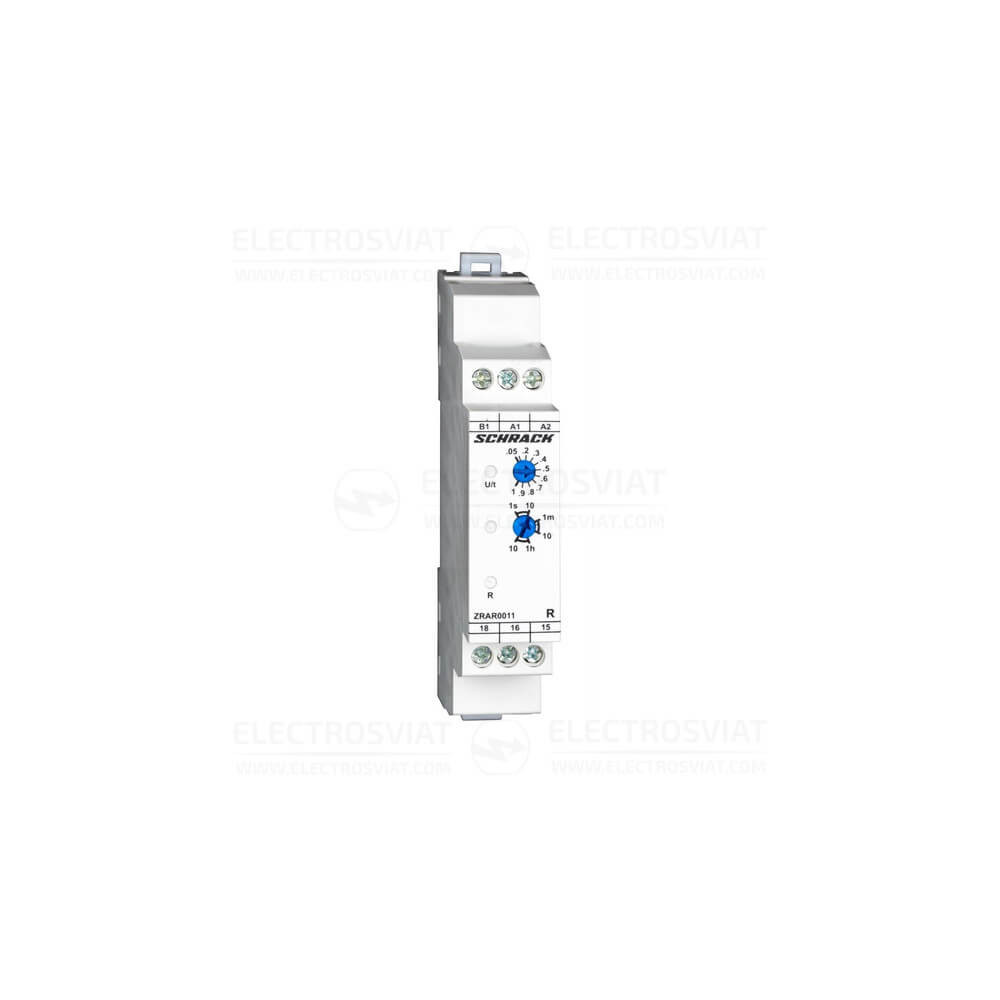 ВРЕМЕРЕЛЕ ЗАКЪСНЕНИЕ ИЗКЛ., 24 VAC/DC, 230VAC, 1CO, 5A, AMPARO