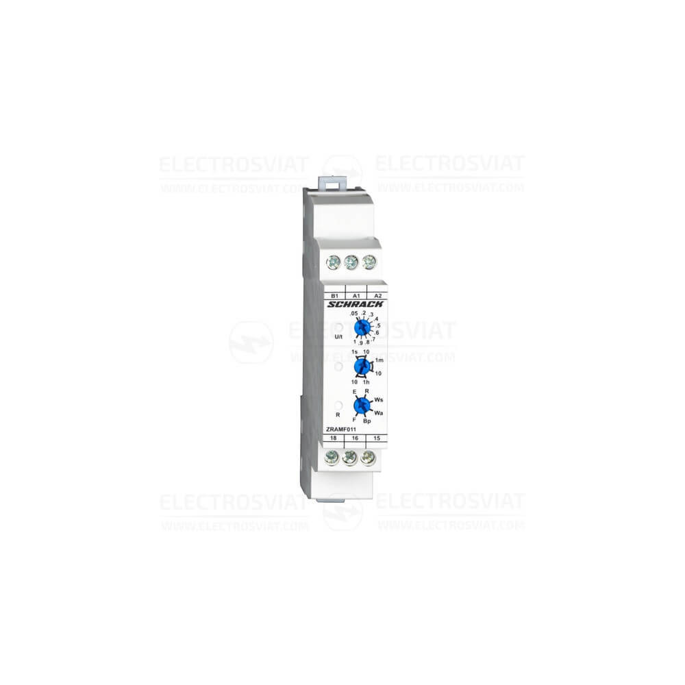 ВРЕМЕРЕЛЕ МУЛТИФУНКЦИОНАЛНО 24V AC/DC, 230VAC, 1CO, 5A, AMPARO