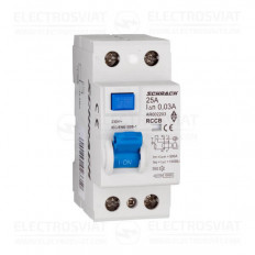 ДЕФЕКТНО ТОКОВА ЗАЩИТА AMPARO 10KA, 25A, 2P, 30MA, ТИП AC
