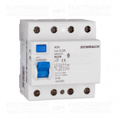 ДЕФЕКТНО ТОКОВА ЗАЩИТА AMPARO 10KA, 40A, 4P, 300MA, ТИП AC