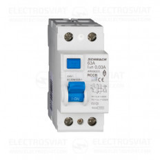 ДЕФЕКТНО ТОКОВА ЗАЩИТА AMPARO 10KA, 63A, 2P, 30MA, ТИП AC