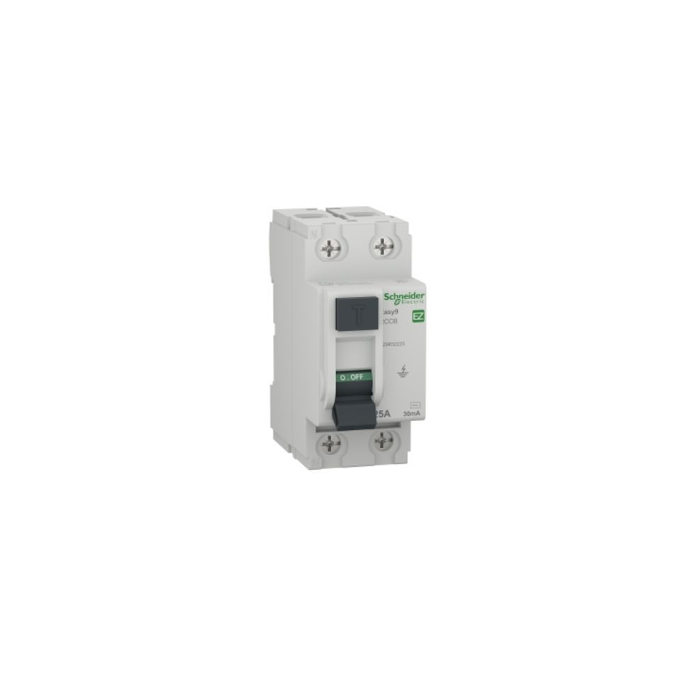 ДЕФЕКТНОТОКОВА ЗАЩИТА, EASY9, 2P, 25A, 30MA, ТИП AC