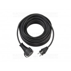 УДЪЛЖИТЕЛ 15M, 3Х1.5MM2, ЕДИНИЧЕН, IP44, ВЛАГОЗАЩИТЕН, ЧЕРЕН