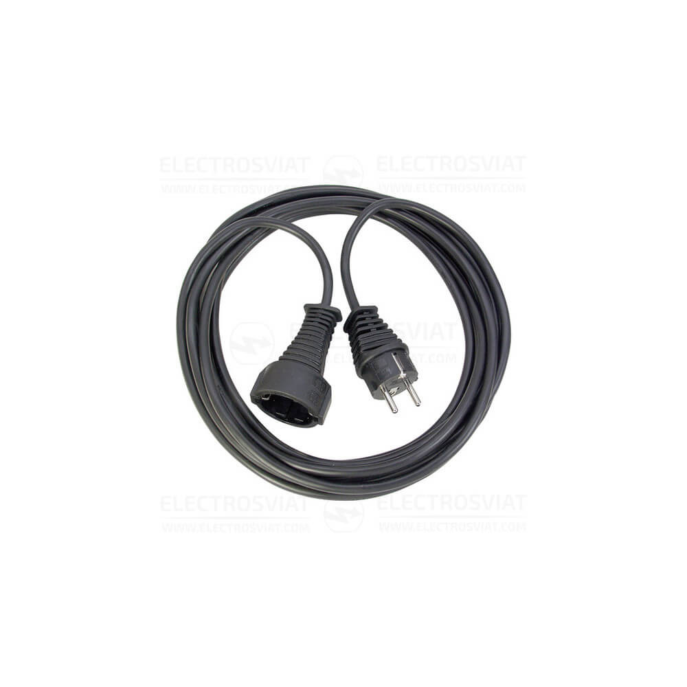УДЪЛЖИТЕЛ, 5M, 3X1.5MM2, IP20, ЧЕРЕН, BRENNENSTUHL