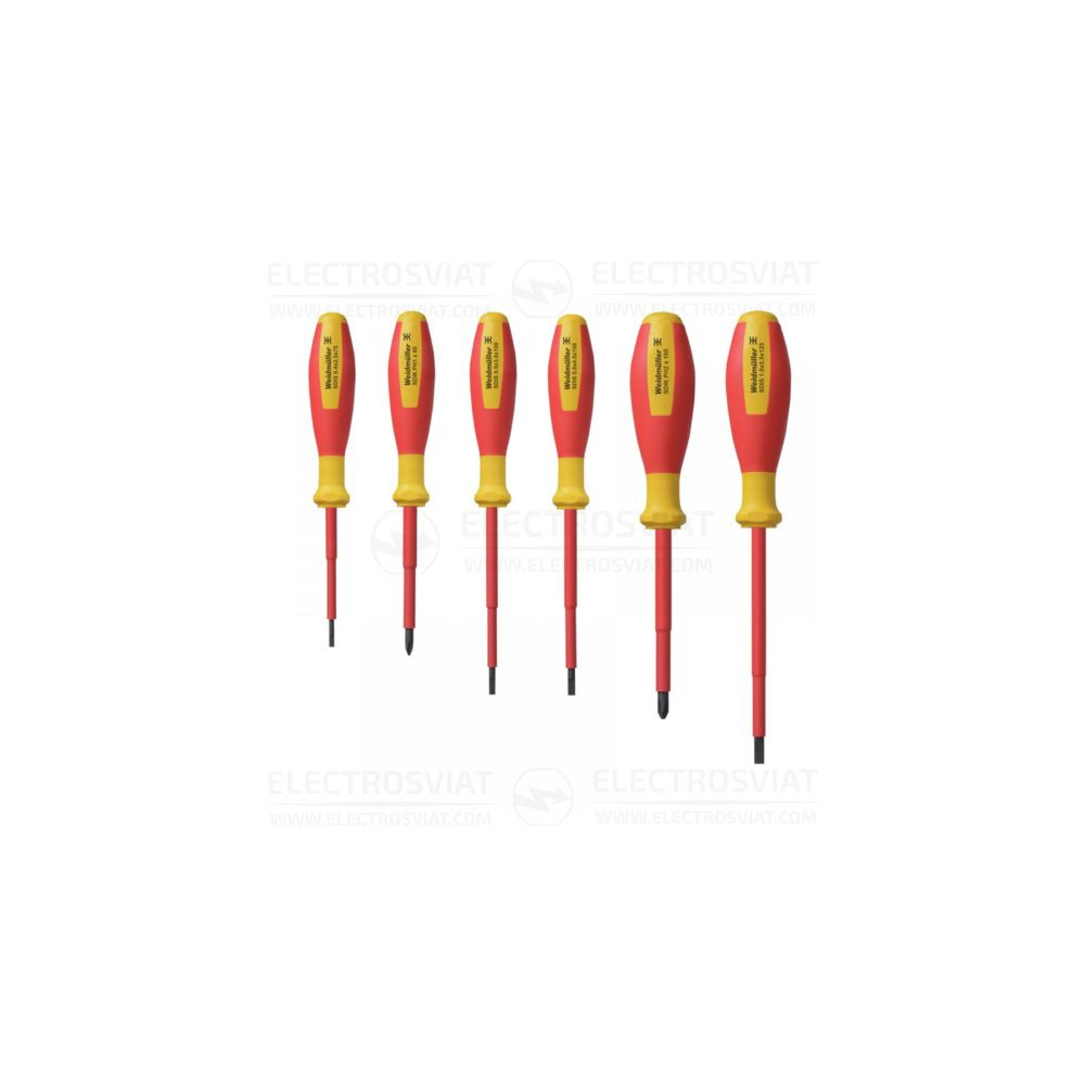 КОМПЛЕКТ ИЗОЛИРАНИ ОТВЕРТКИ, 1000 V - 6 БР., SDI SET S2.5-5.5/PH1/2