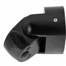 PIR СЕНЗОР ЗА ДВИЖЕНИЕ ЗА ОТКРИТ МОНТАЖ С ЧЕРНА ЛЕЩА, 2XPIR, 180/360, 9M, IP65, ЧЕРЕН