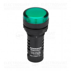 КОМПАКТЕН LED ИНДИКАТОР AMPARO ЗЕЛЕН 230V AC/DC