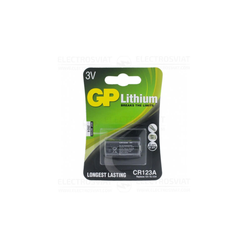 БАТЕРИЯ-GP-LITHIUM PHOTO-CR123A БАТЕРИЯ-GP-LITHIUM PHOTO-CR123A