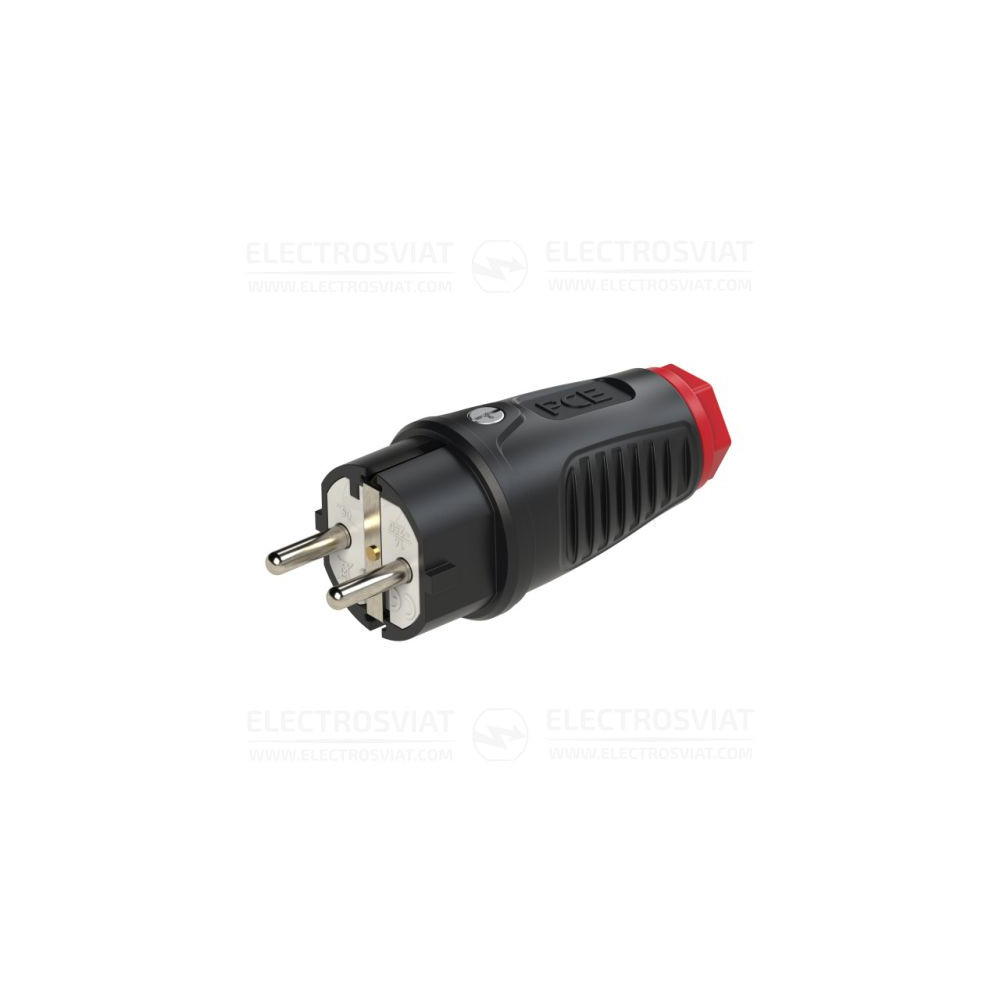 ЩЕПСЕЛ ГУМИРАН, 16A, 230VAC, IP54, БЯЛ/ЧЕРЕН, СЕРИЯ TAURUS2