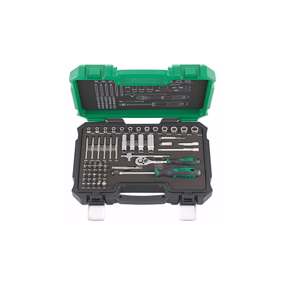 Комплект инструменти FORTIS, 1/4", 61 части Комплект инструменти FORTIS, 1/4", 61 части