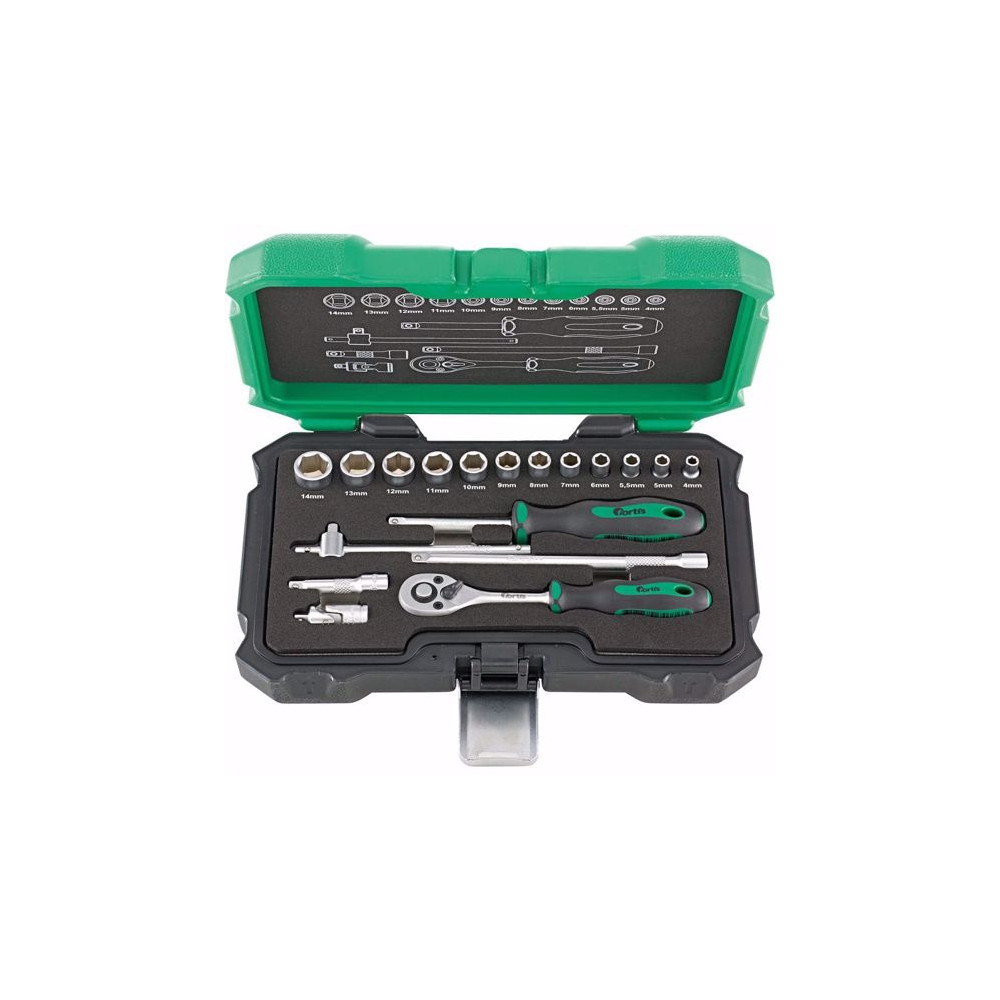Комплект инструменти FORTIS, 1/4", 14 части Комплект инструменти FORTIS, 1/4", 14 части