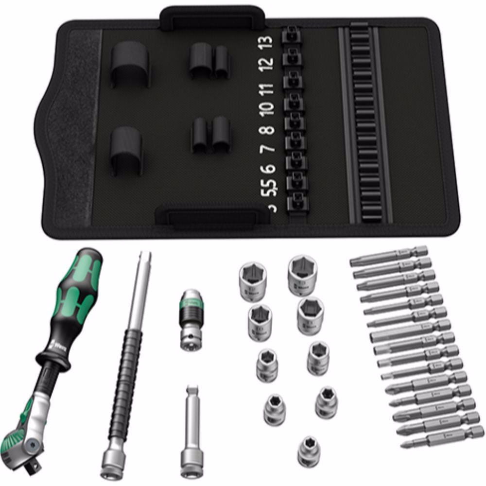 Комплект инструменти WERA, Zyklop, 1/4", 28 части EDE 4013288174000 Комплект инструменти WERA, Zyklop, 1/4", 28 части EDE 4013288174000