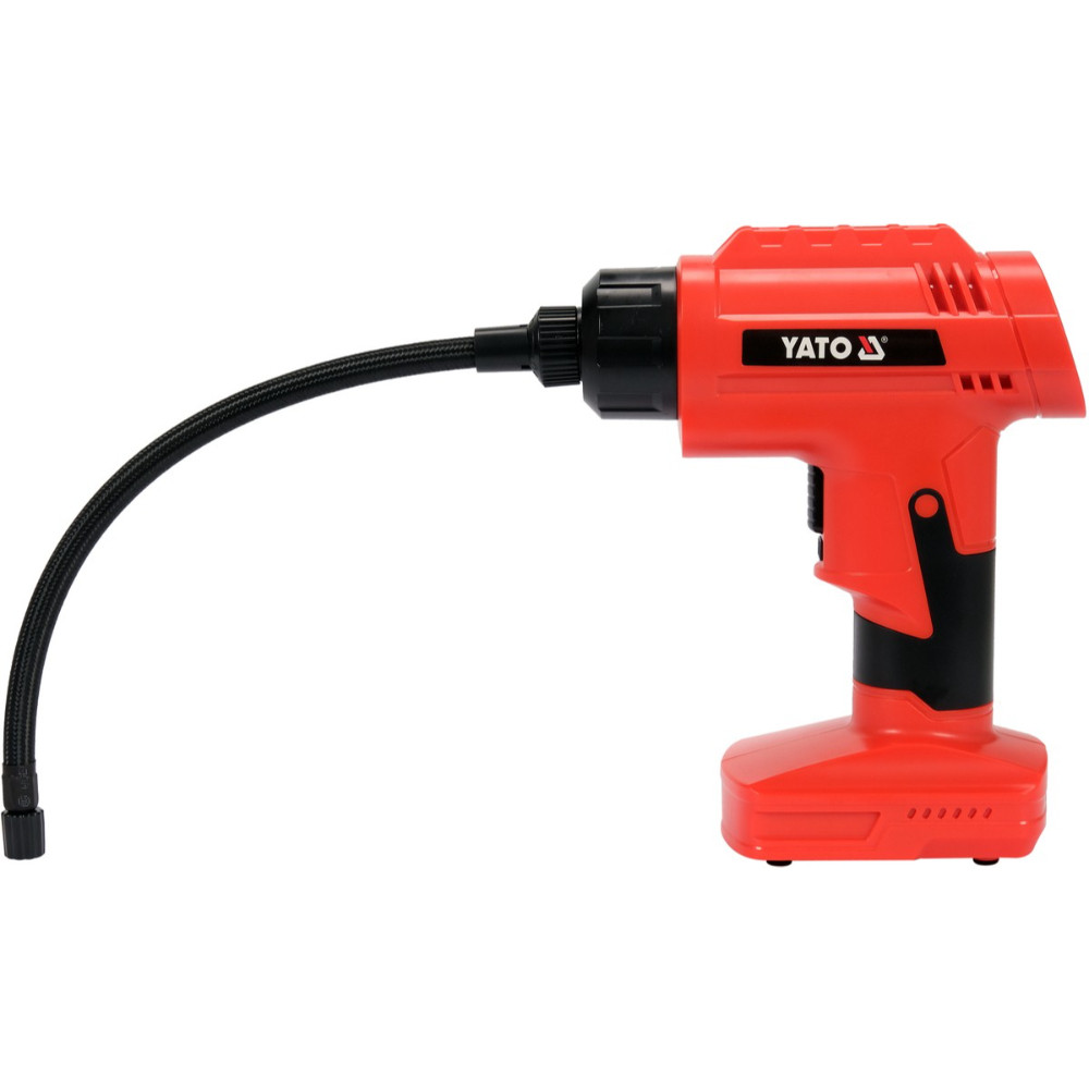 Акумулаторен компресор за гуми YATO, 150 PSI, 120 W, 11.1 V, 6000 mAh Акумулаторен компресор за гуми YATO, 150 PSI, 120 W, 11.1 V, 6000 mAh