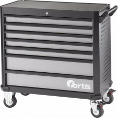 Количка за инструменти FORTIS, 7 чекмеджета, 550 кг, празна