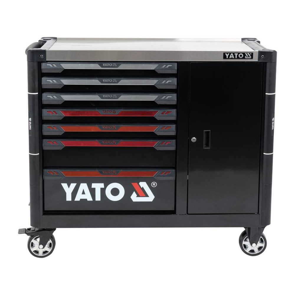 Количка за инструменти YATO, 7 + 1 чекмеджета Количка за инструменти YATO, 7 + 1 чекмеджета