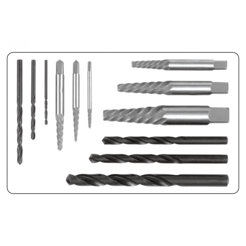 Екстрактор за болтове YATO, M 3 - M 24, 12 части Екстрактор за болтове YATO, M 3 - M 24, 12 части