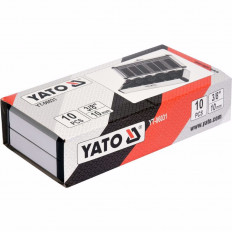 Вложки за изваждане болтове и гайки YATO, 9 - 19 мм, 10 части