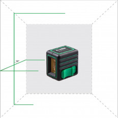 Нивелир лазерен ADA CUBE MINI GRЕЕN, Home Edition, 20 м