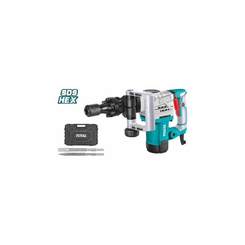 Къртач TOTAL Industrial, HEX, 1300 W Къртач TOTAL Industrial, HEX, 1300 W