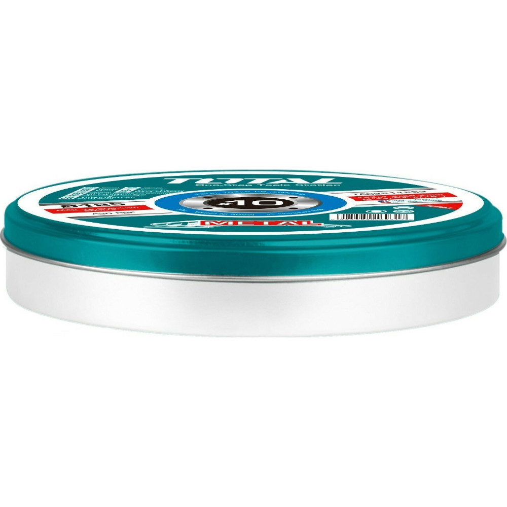 Диск за рязане на INOX TOTAL, Ø 125 x 1.2 mm, 10 броя Диск за рязане на INOX TOTAL, Ø 125 x 1.2 mm, 10 броя