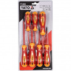 Комплект изолирани отвертки VDE YATO, 7 части