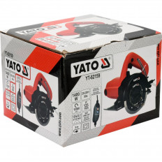 Ръчен циркуляр за камък и плочки, YATO, сухо / мокро, Ф 125 мм, 1400 W