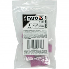 Комплект дюзи за пневматична пясъкоструйка YATO YT 55840, 4 части