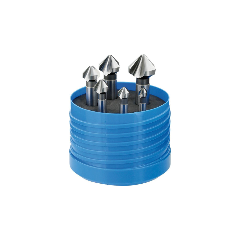 Комплект зенкери FORUM, DIN335C, HSS, 90, 6,3-25,0mm, 5бр.