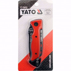 Сгъваем нож YATO, метална дръжка , 95 мм