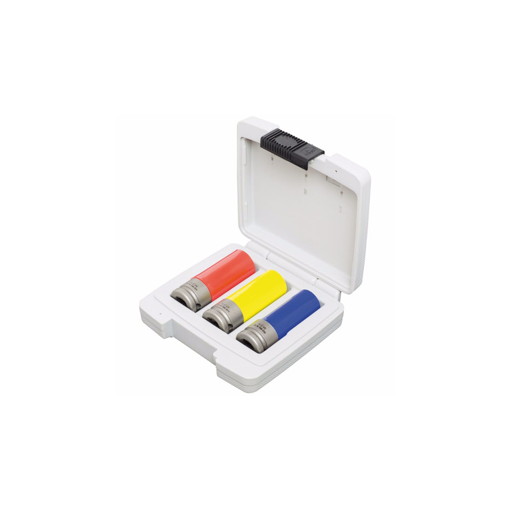 Комплект ударни вложки 1/2", ASW, 3 части Комплект ударни вложки 1/2", ASW, 3 части
