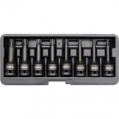 Комплект ударни вложки YATO, TORX Ribe, 1/2", 8 части