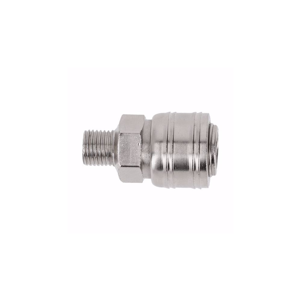 Щуцер пневматичен HOGERT HT4R802, 1/4", M 1/4, 15 Bar