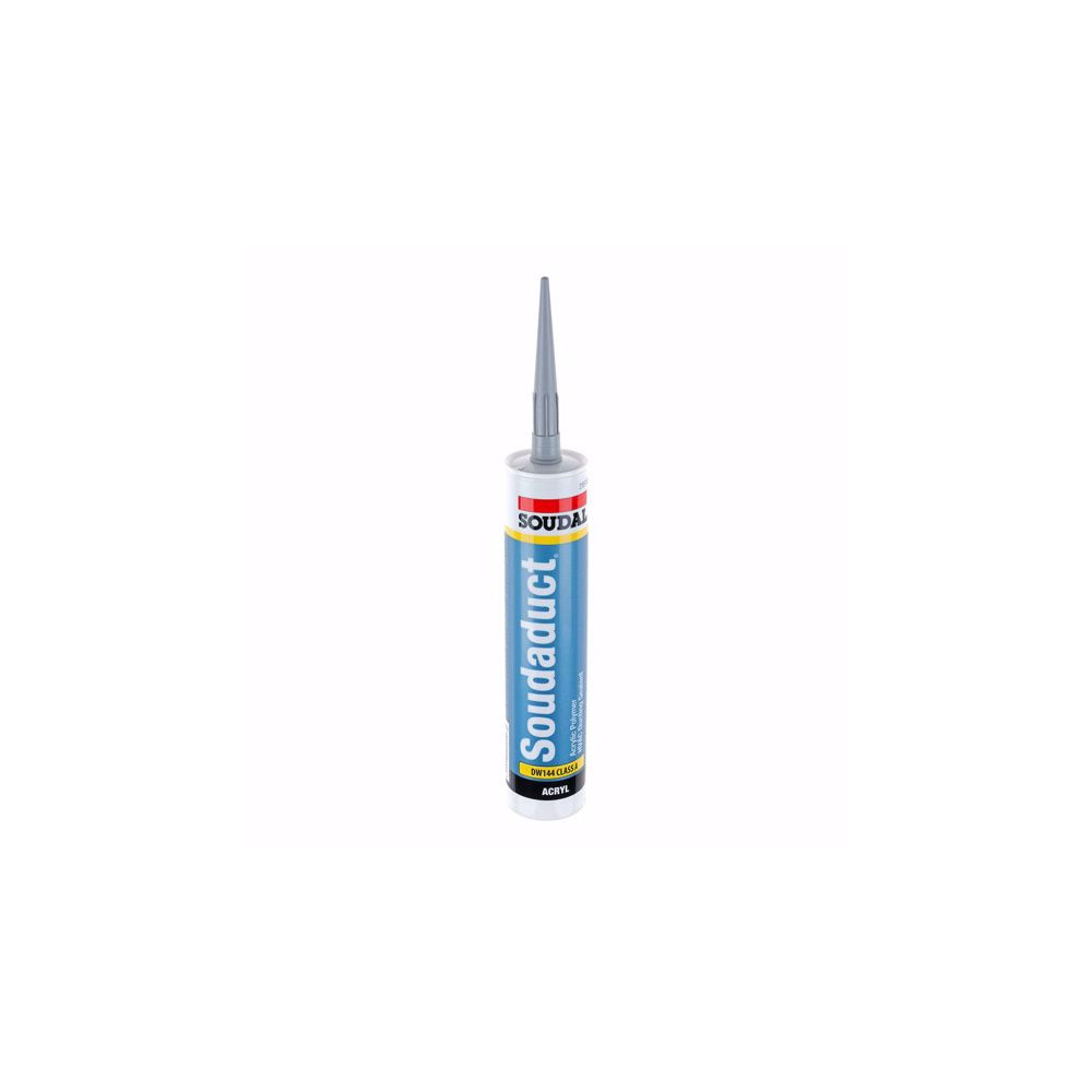 Акрилен уплътнител SOUDAL, Soudaduct, 300 ml, сив Акрилен уплътнител SOUDAL, Soudaduct, 300 ml, сив