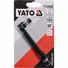 Адаптер за битове, ъглов, YATO 105 мм, 1/4", 90