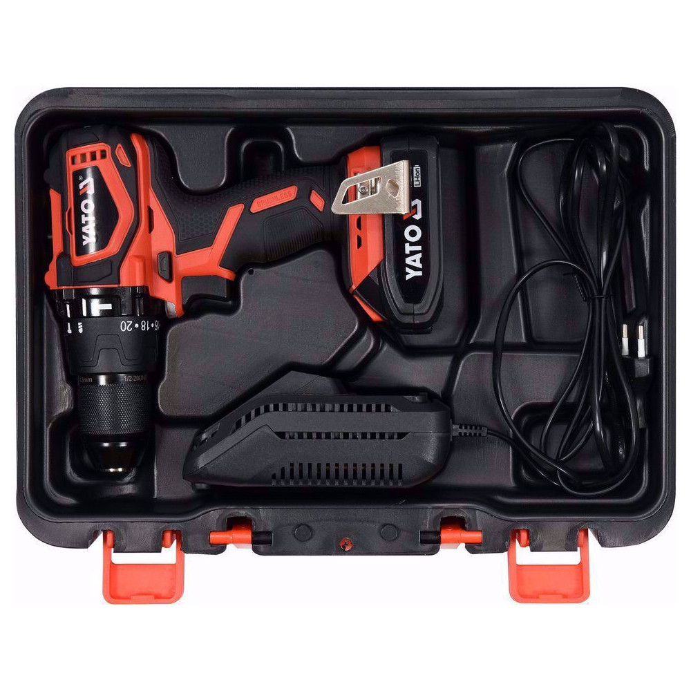 Акумулаторен ударен безчетков винтоверт YATO 82796, 18 V, 1 х 2 Ah Акумулаторен ударен безчетков винтоверт YATO 82796, 18 V, 1 х 2 Ah