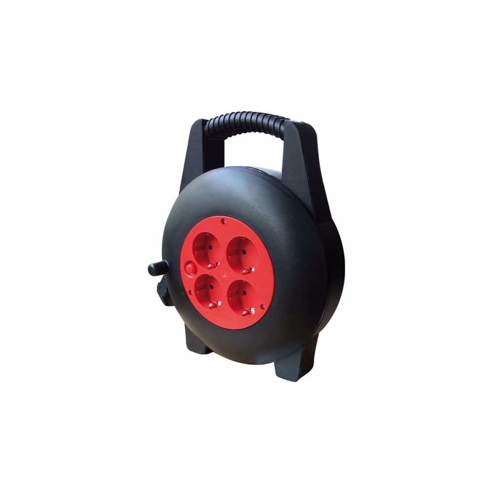 Макара FORTIS, 4 х SCHUKO, 10 м, IP20 Макара FORTIS, 4 х SCHUKO, 10 м, IP20