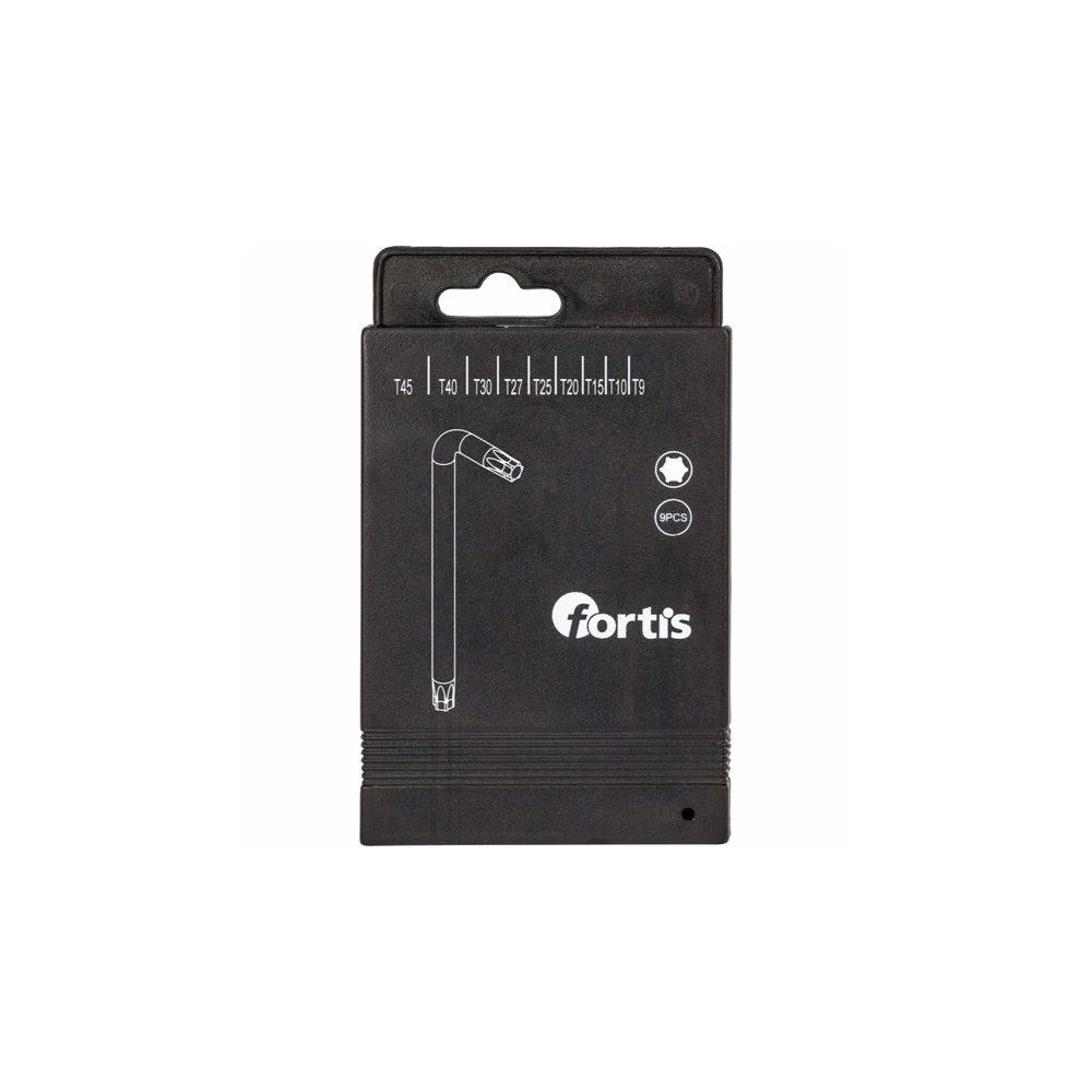 Комплект Г-ключoве FORTIS, ТХ 9 - ТХ 45, 9 части Комплект Г-ключoве FORTIS, ТХ 9 - ТХ 45, 9 части