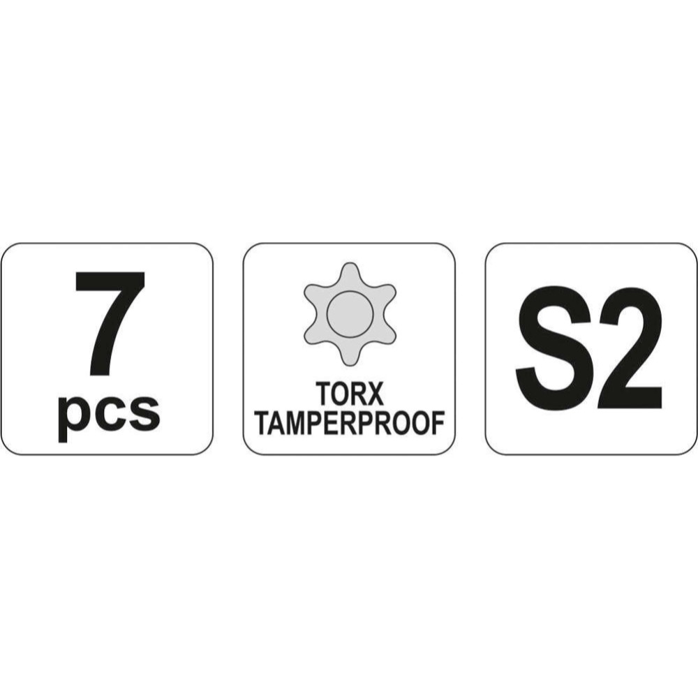 Комплект Г-образни ключове YATO, TX 9 - TX 30, 7 части Комплект Г-образни ключове YATO, TX 9 - TX 30, 7 части